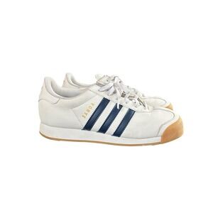 Adidas Samoa White Navy Gum Toe Low Top Sneakers Women's 5